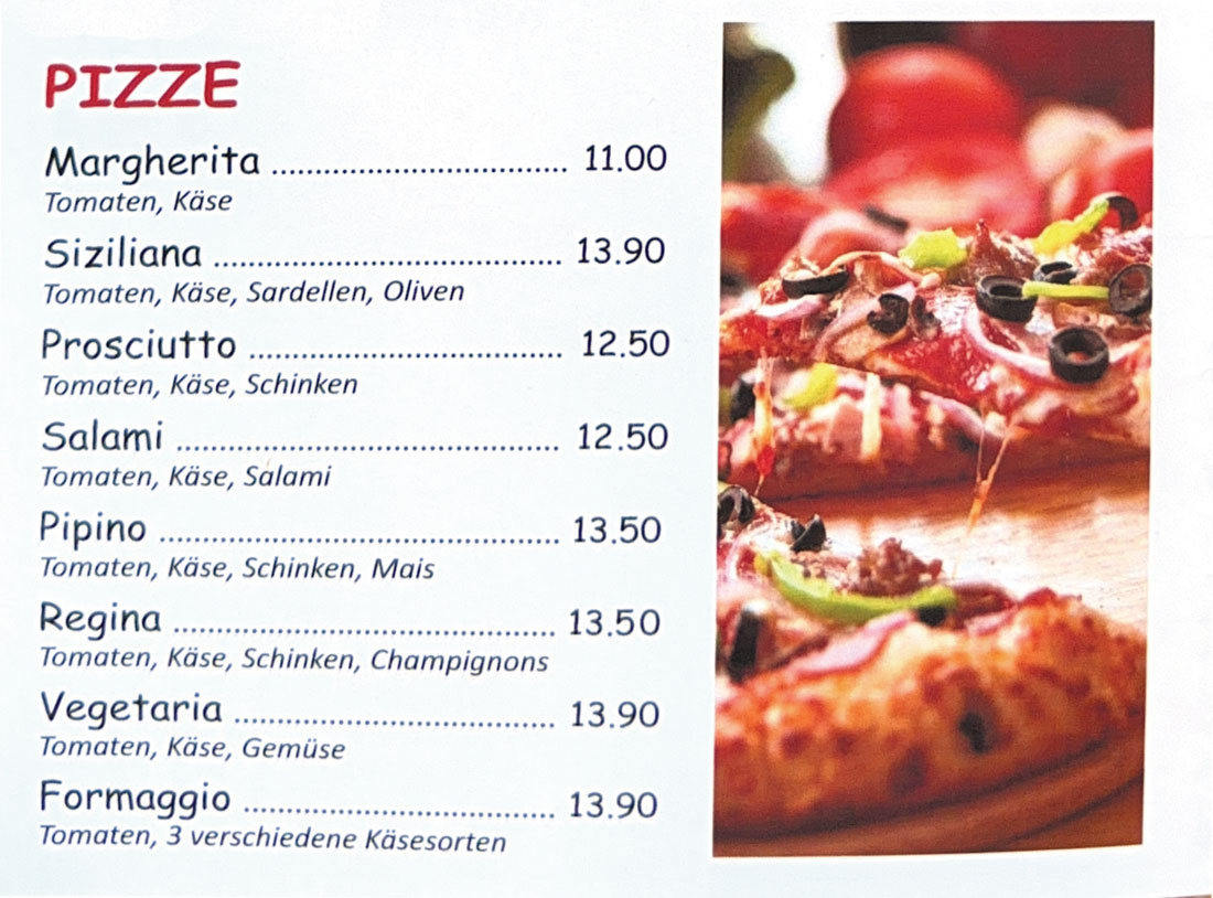 Pizza Westendorf